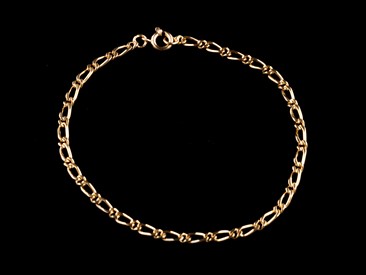 Pulseira Ouro Malha 1+1