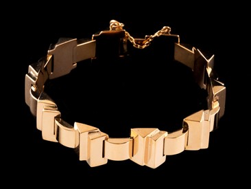 Pulseira Ouro estilo Art Deco